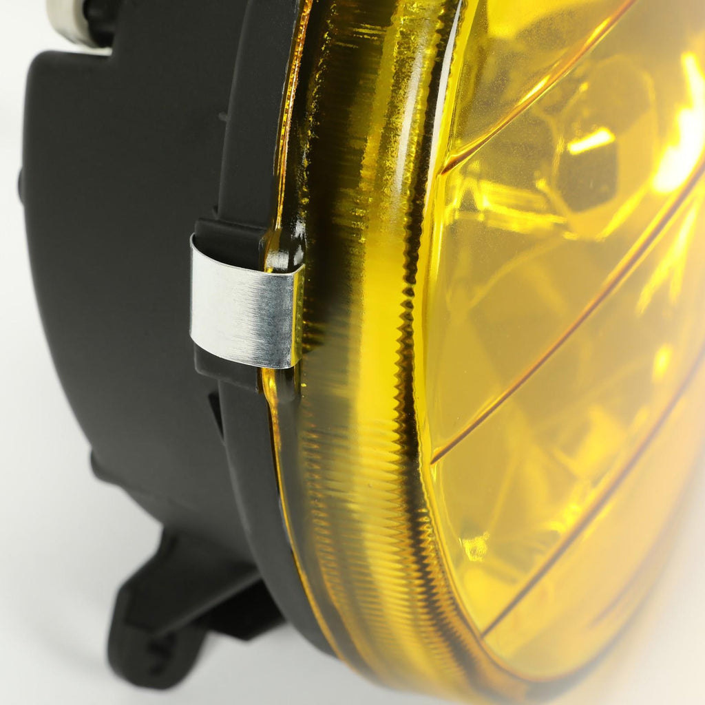 For 02-03 Subaru Impreza RS / WRX Yellow Lens Glass Fog Lights Set w/ Bulbs