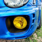 For 02-03 Subaru Impreza RS / WRX Yellow Lens Glass Fog Lights Set w/ Bulbs