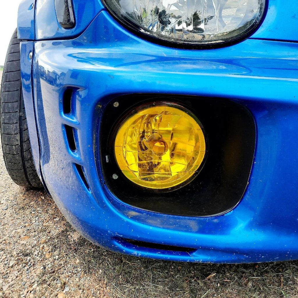 For 02-03 Subaru Impreza RS / WRX Yellow Lens Glass Fog Lights Set w/ Bulbs