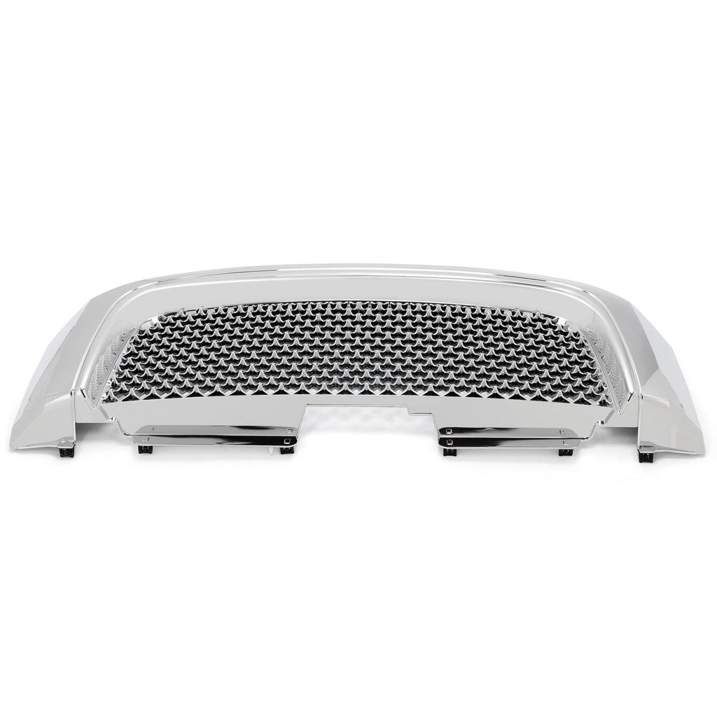 For 02-08 GMC Envoy Chrome Luxury Mesh Style Front Upper Hood Bumper Grille