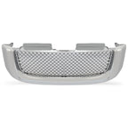 For 02-08 GMC Envoy Chrome Luxury Mesh Style Front Upper Hood Bumper Grille