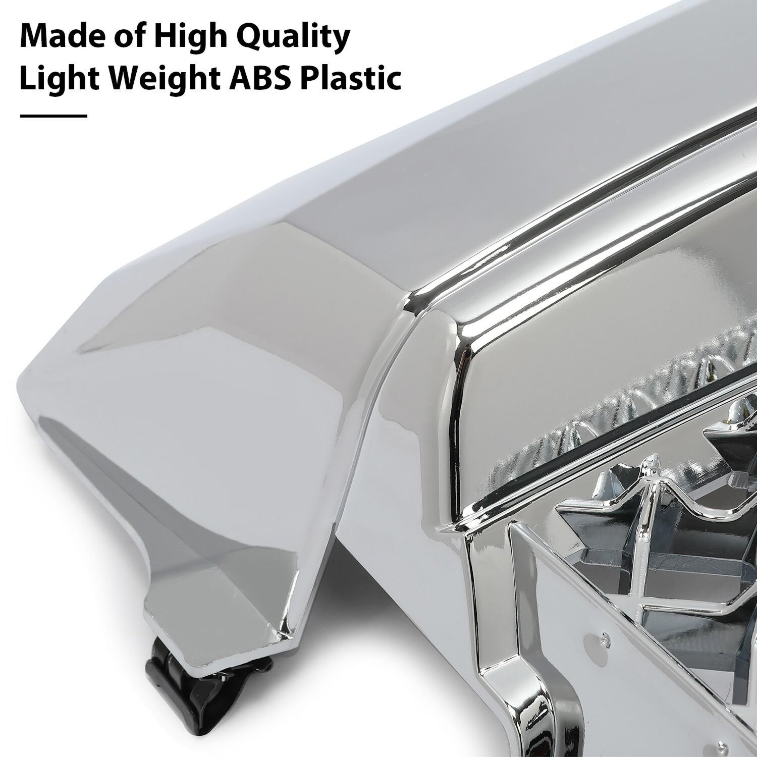 For 02-08 GMC Envoy Chrome Luxury Mesh Style Front Upper Hood Bumper Grille