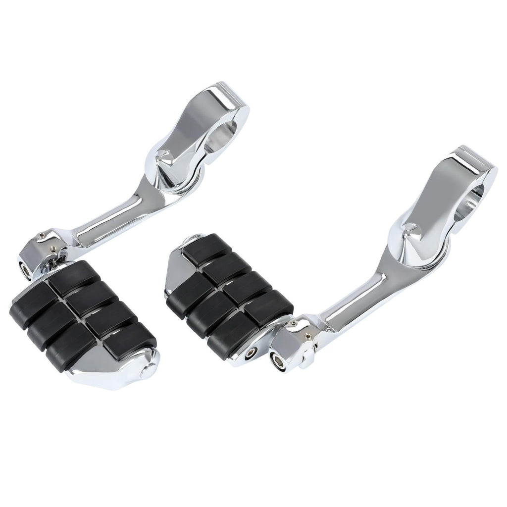 1-1/4" Engine Guard Mounts Clamps/ Highway Foot Pegs Footrest Fit For Harley