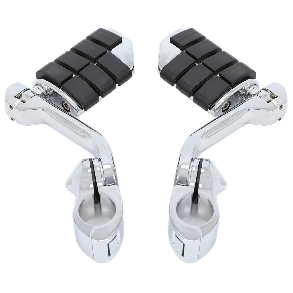 1-1/4" Engine Guard Mounts Clamps/ Highway Foot Pegs Footrest Fit For Harley