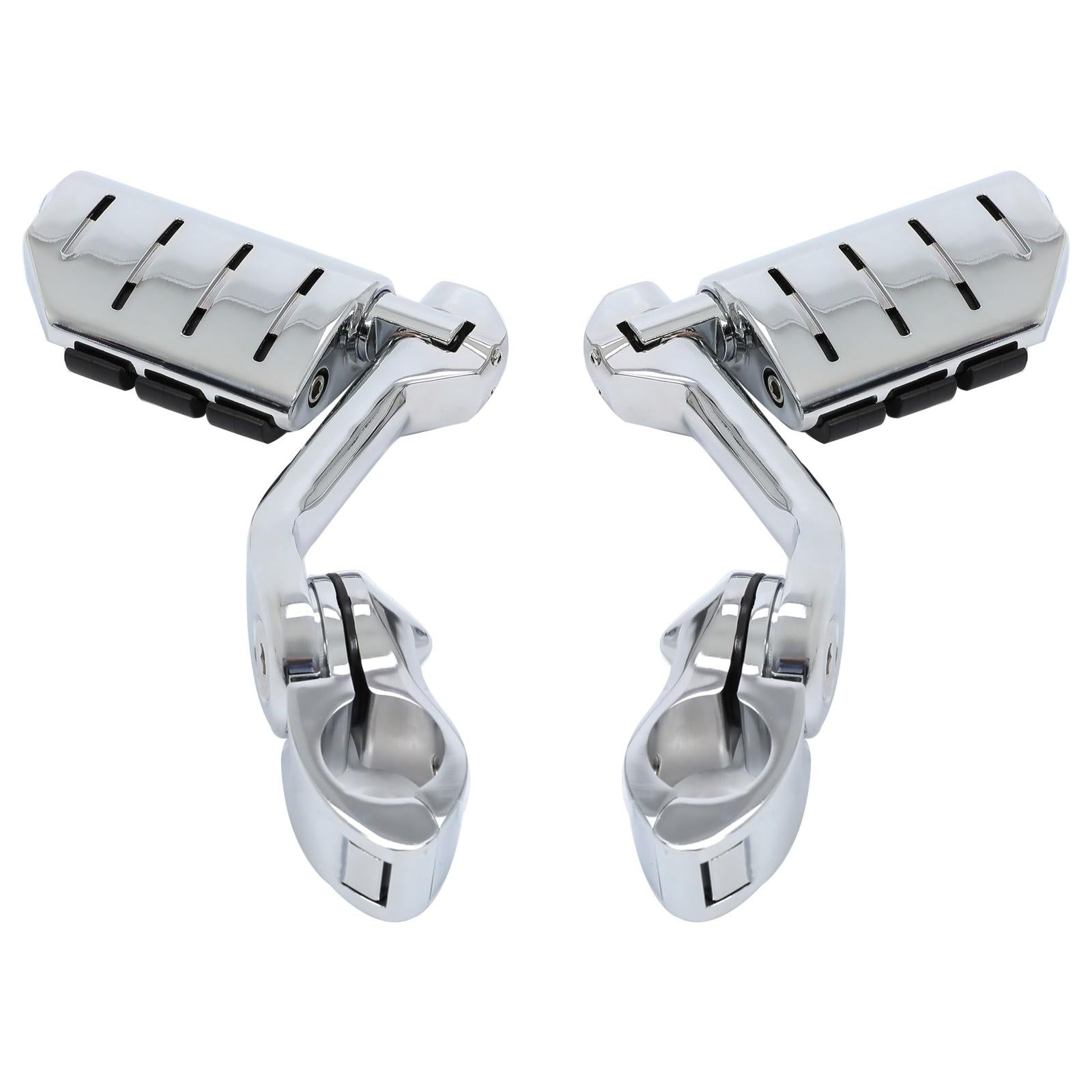 1-1/4" Engine Guard Mounts Clamps/ Highway Foot Pegs Footrest Fit For Harley