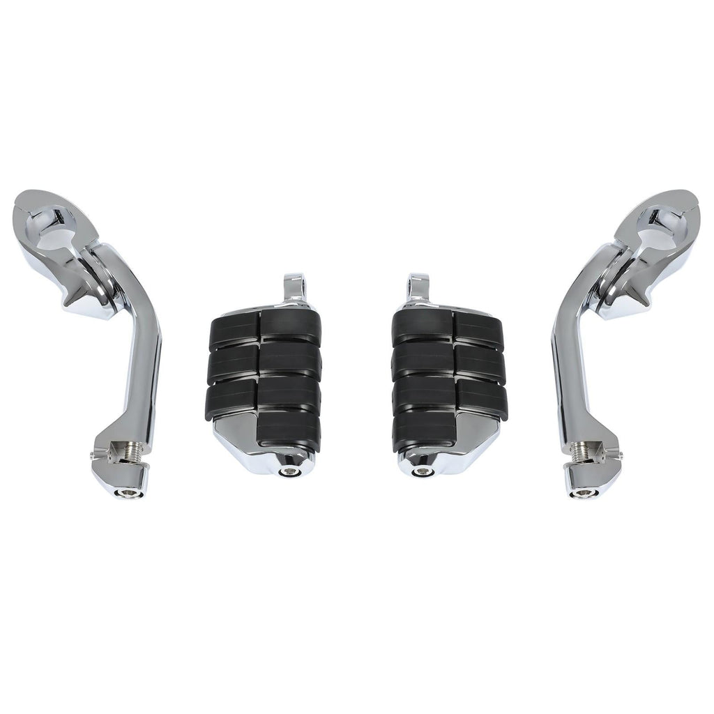 1-1/4" Engine Guard Mounts Clamps/ Highway Foot Pegs Footrest Fit For Harley