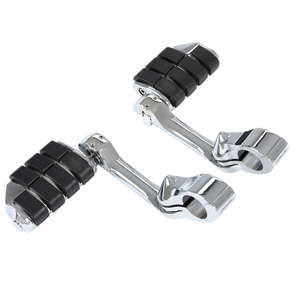 1-1/4" Engine Guard Mounts Clamps/ Highway Foot Pegs Footrest Fit For Harley