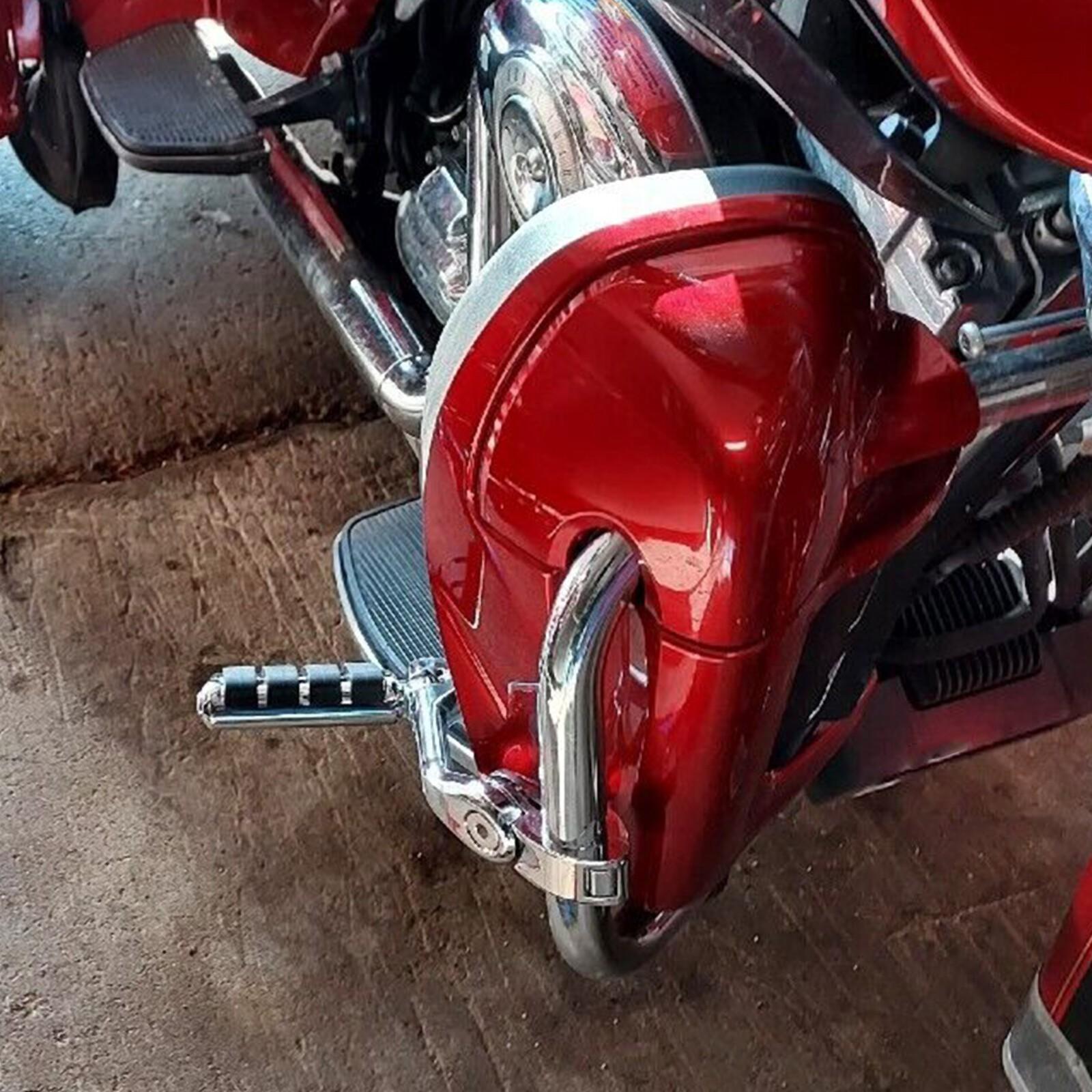 1-1/4" Engine Guard Mounts Clamps/ Highway Foot Pegs Footrest Fit For Harley