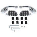 1-1/4" Engine Guard Mounts Clamps/ Highway Foot Pegs Footrest Fit For Harley