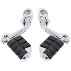 1-1/4" Engine Guard Mounts Clamps/ Highway Foot Pegs Footrest Fit For Harley