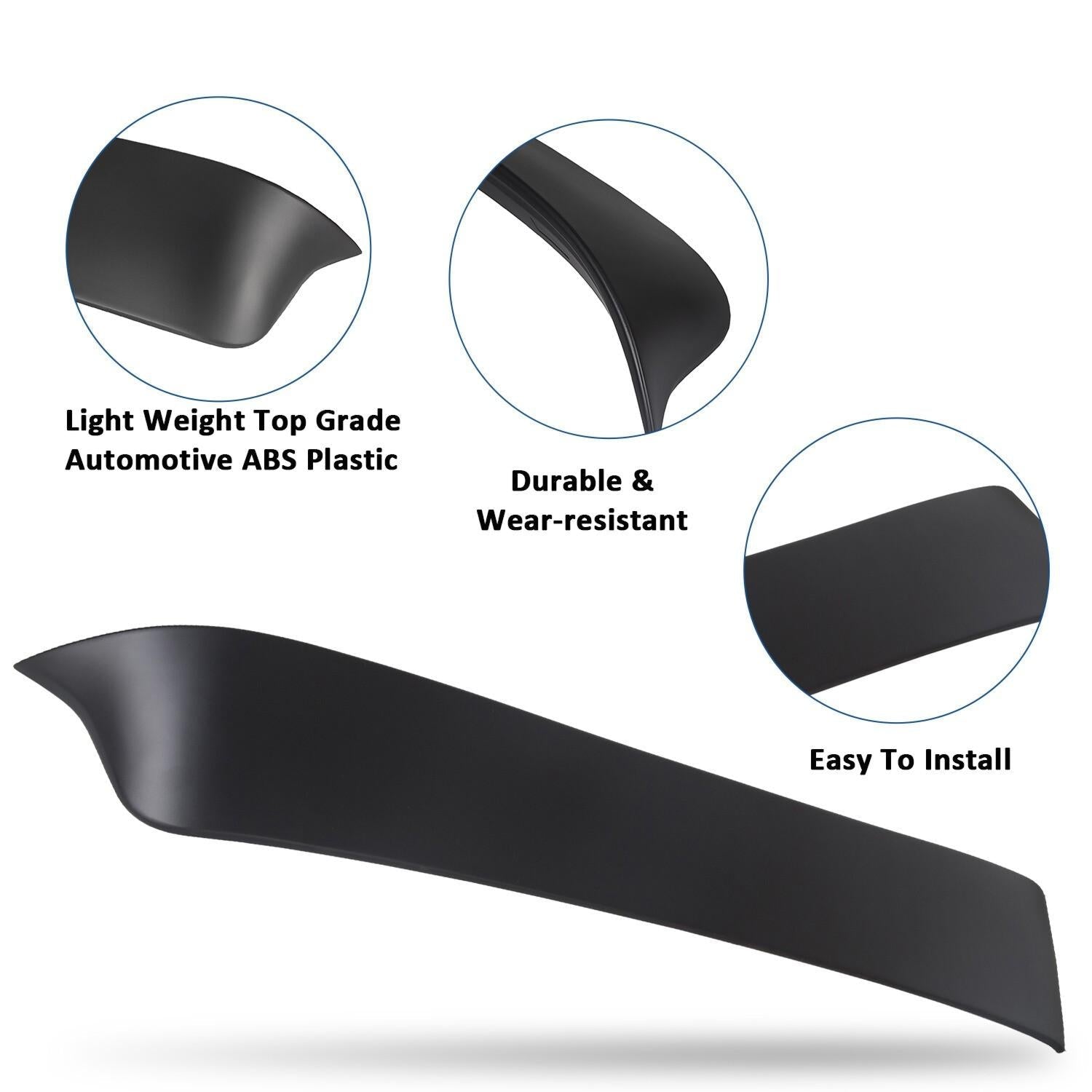 For 90-05 1997 Mazda Miata JDM ABS Rear Window Roof Spoiler Visor Wing HARD TOP