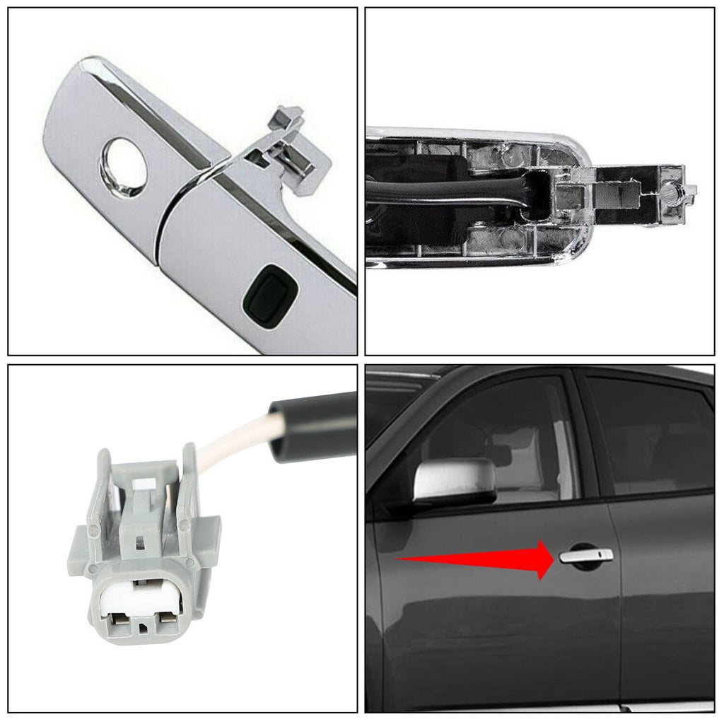 For Nissan Murano 3.5L 03-2007 Outside Door Handle Chrome Front Left Driver Side