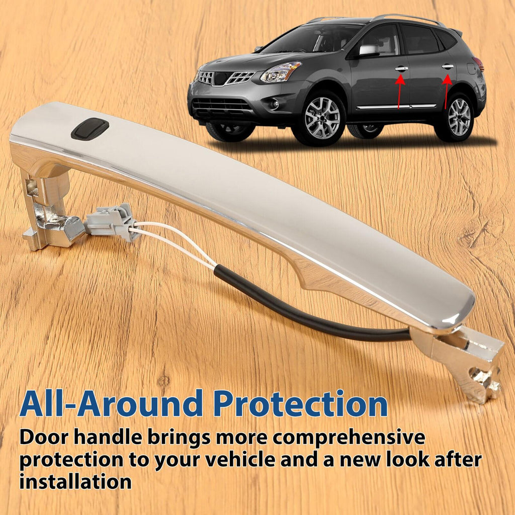 For Nissan Murano 3.5L 03-2007 Outside Door Handle Chrome Front Left Driver Side
