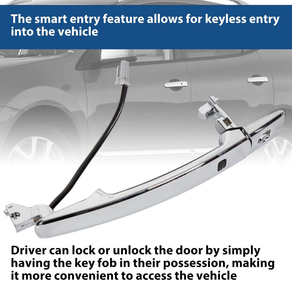 For Nissan Murano 3.5L 03-2007 Outside Door Handle Chrome Front Left Driver Side