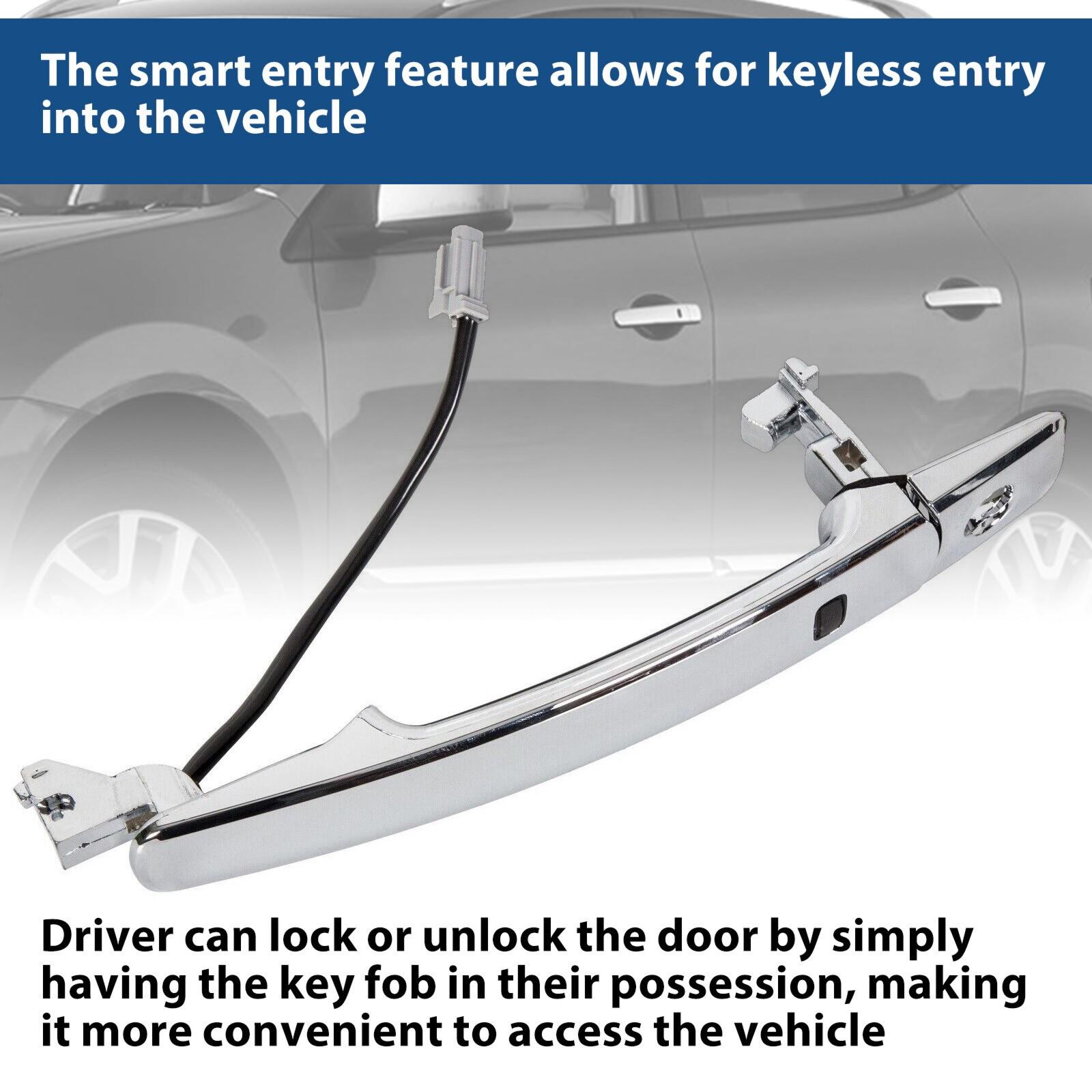 For Nissan Murano 3.5L 03-2007 Outside Door Handle Chrome Front Left Driver Side