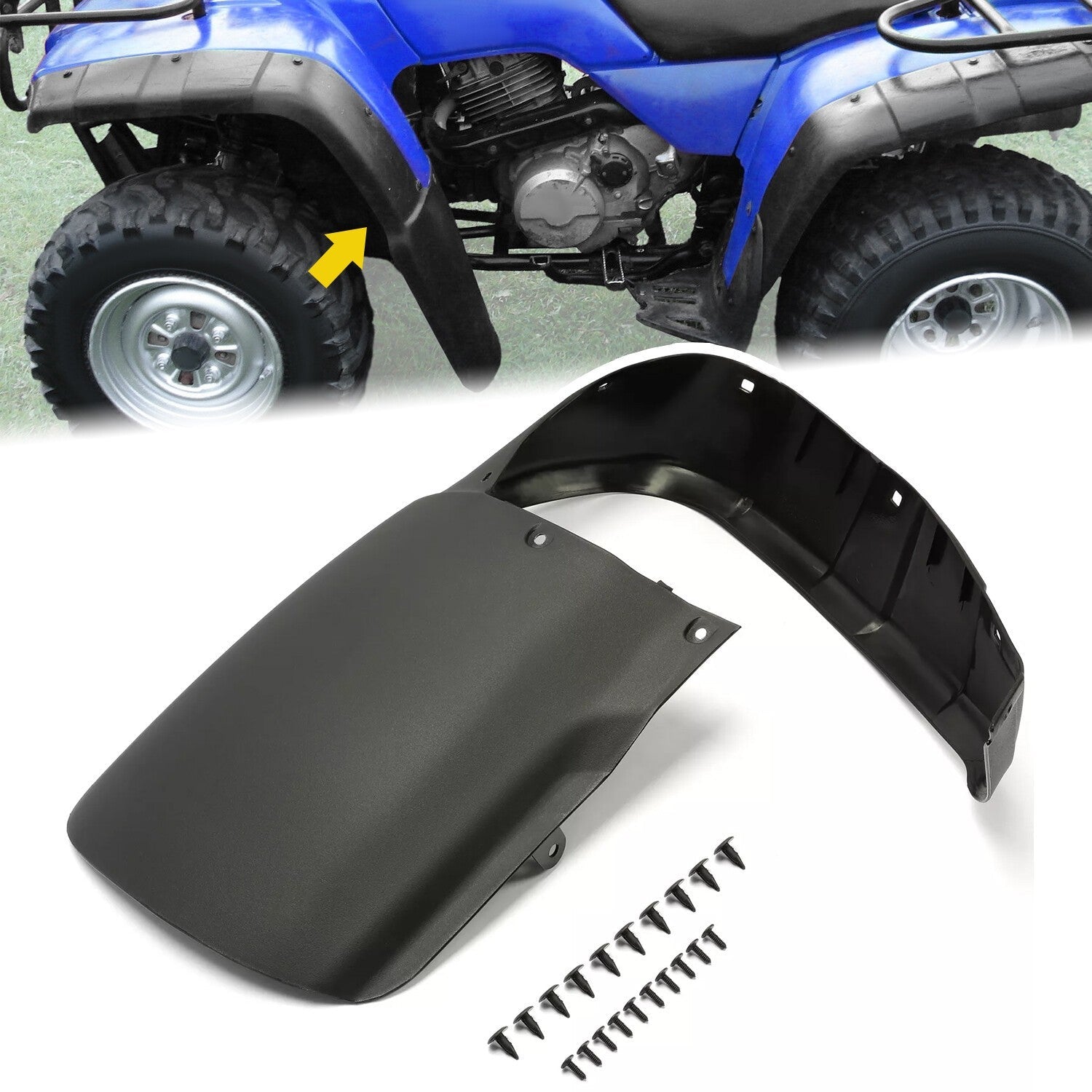 Front Left Fender Flare Mud Flap Guard For Honda FourTrax 300 TRX300 1996-2000