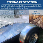 For 14"-16" Wheel NEW Steel Round Single Axle Trailer Fender & Fender back