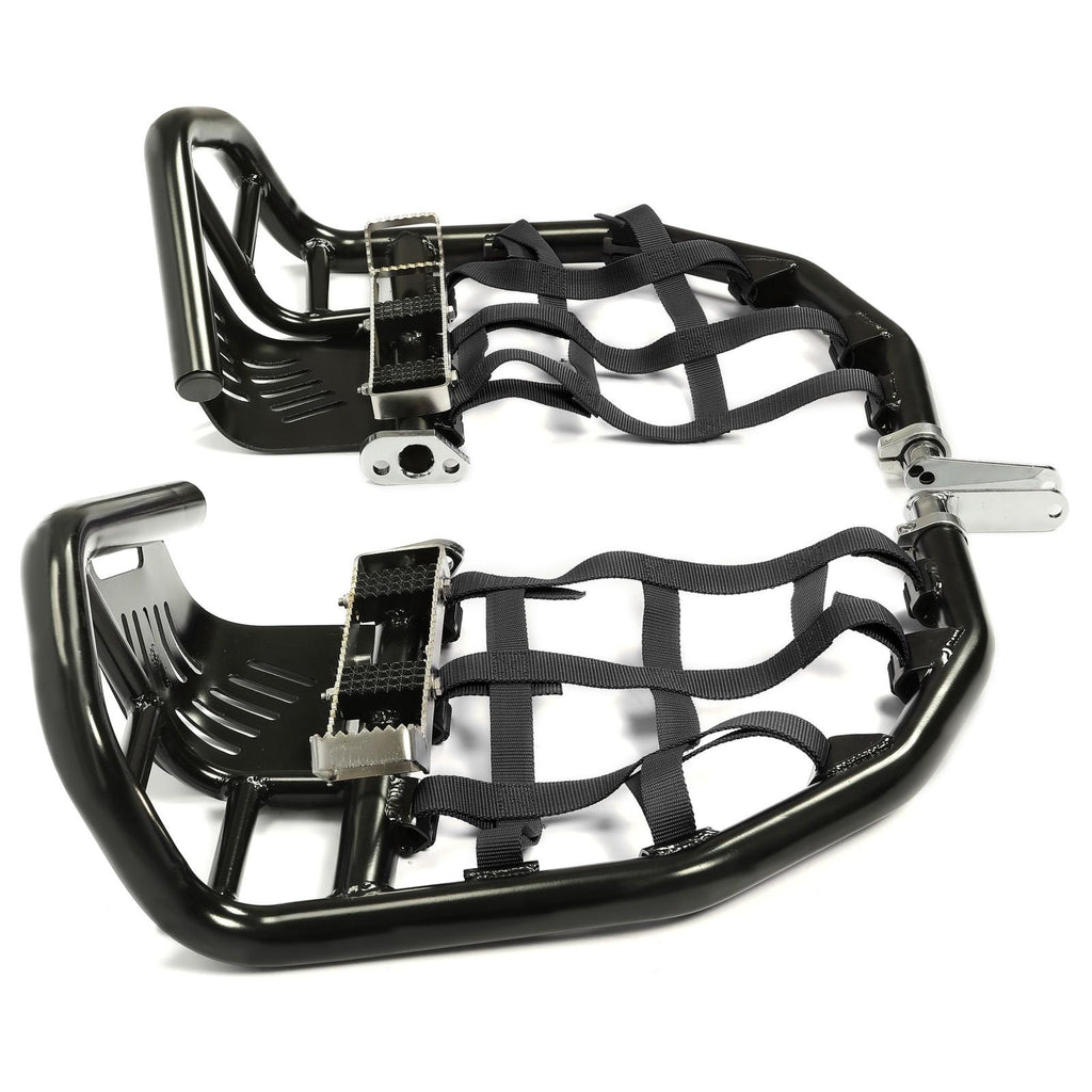 Nerf Bars Pro Peg Fit Honda Sportrax 400 TRX 400EX 400X Black Bars Black Nets