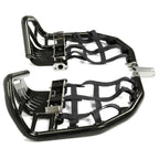 Nerf Bars Pro Peg Fit Honda Sportrax 400 TRX 400EX 400X Black Bars Black Nets