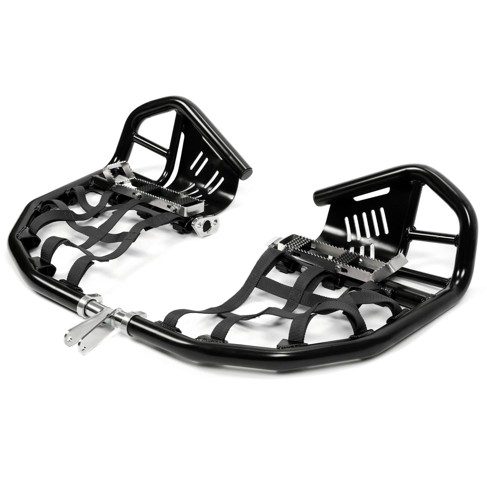 Nerf Bars Pro Peg Fit Honda Sportrax 400 TRX 400EX 400X Black Bars Black Nets