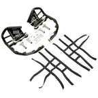 Nerf Bars Pro Peg Fit Honda Sportrax 400 TRX 400EX 400X Black Bars Black Nets