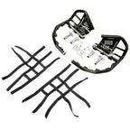 Nerf Bars Pro Peg Fit Honda Sportrax 400 TRX 400EX 400X Black Bars Black Nets