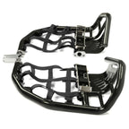 Nerf Bars Pro Peg Fit Honda Sportrax 400 TRX 400EX 400X Black Bars Black Nets