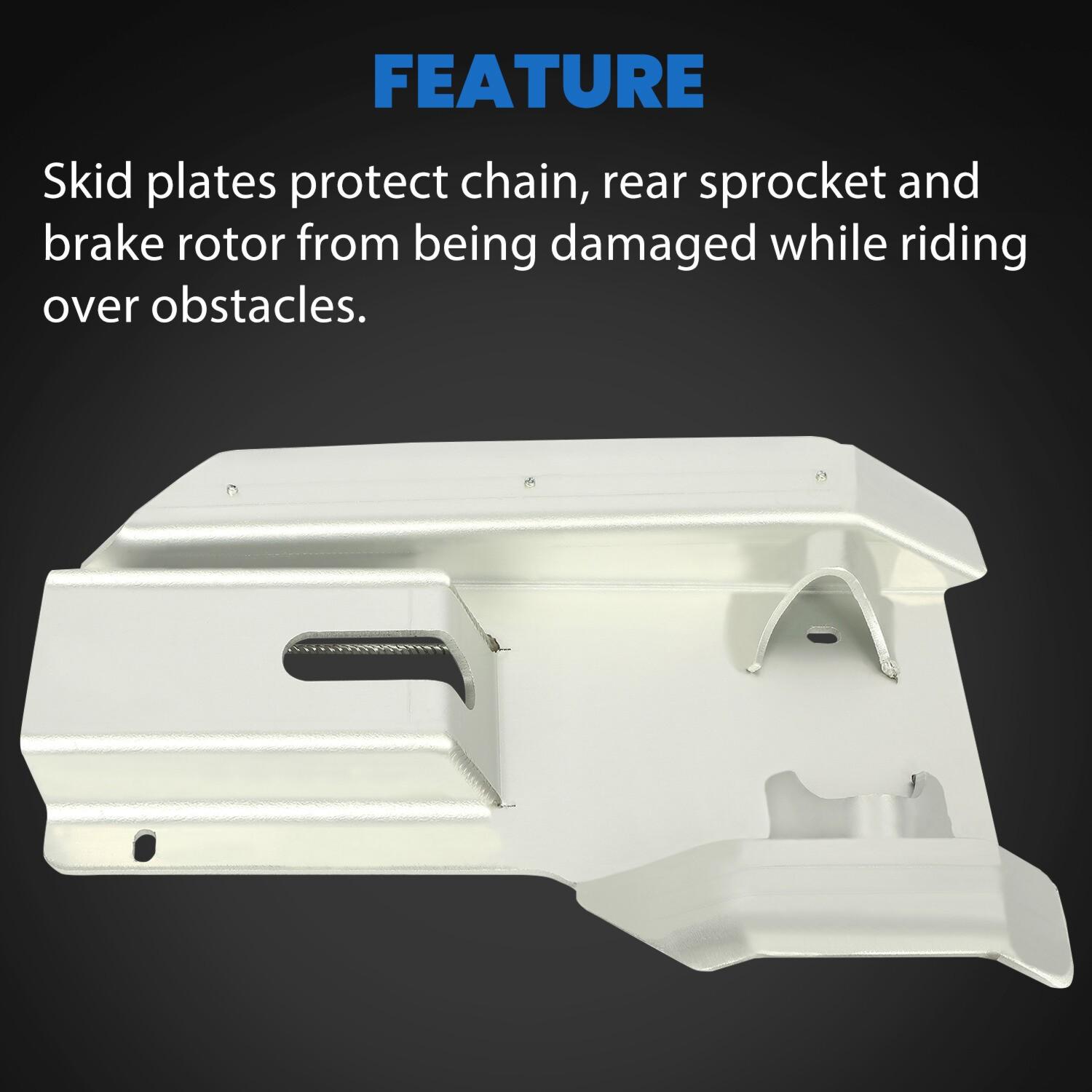 Aluminum Swing Arm Skid Plate Arm Guard For 99-08 TRX400EX 09-14 TRX400X