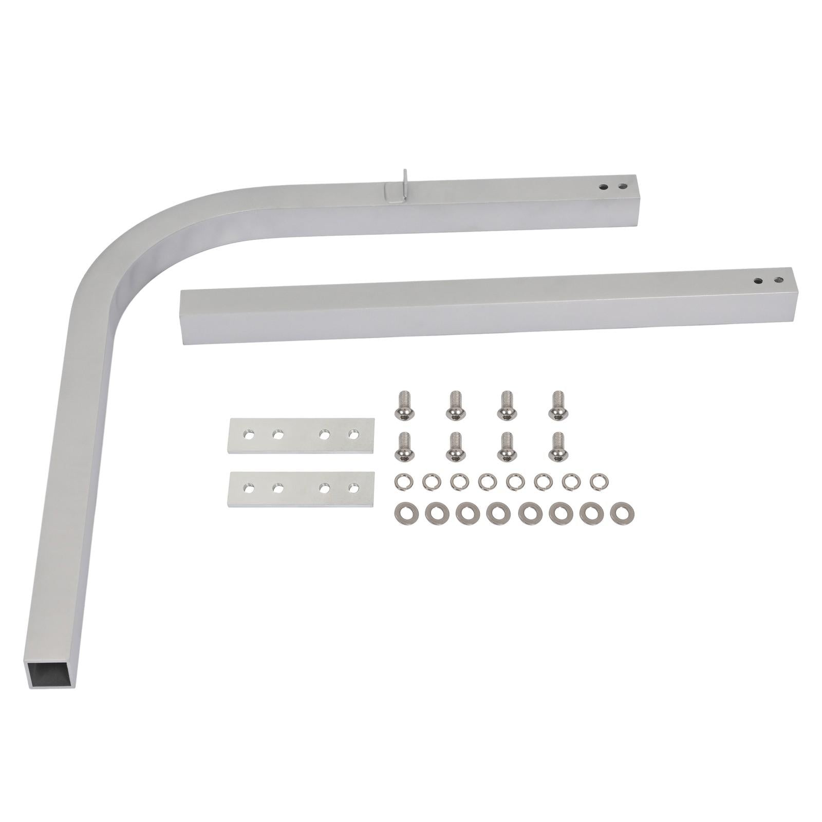 (1)-1/8" Thick Aluminum 46" Boat Trailer Guide on Poles Side Parts 1 1/2" Square