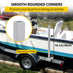 (1)-1/8" Thick Aluminum 46" Boat Trailer Guide on Poles Side Parts 1 1/2" Square