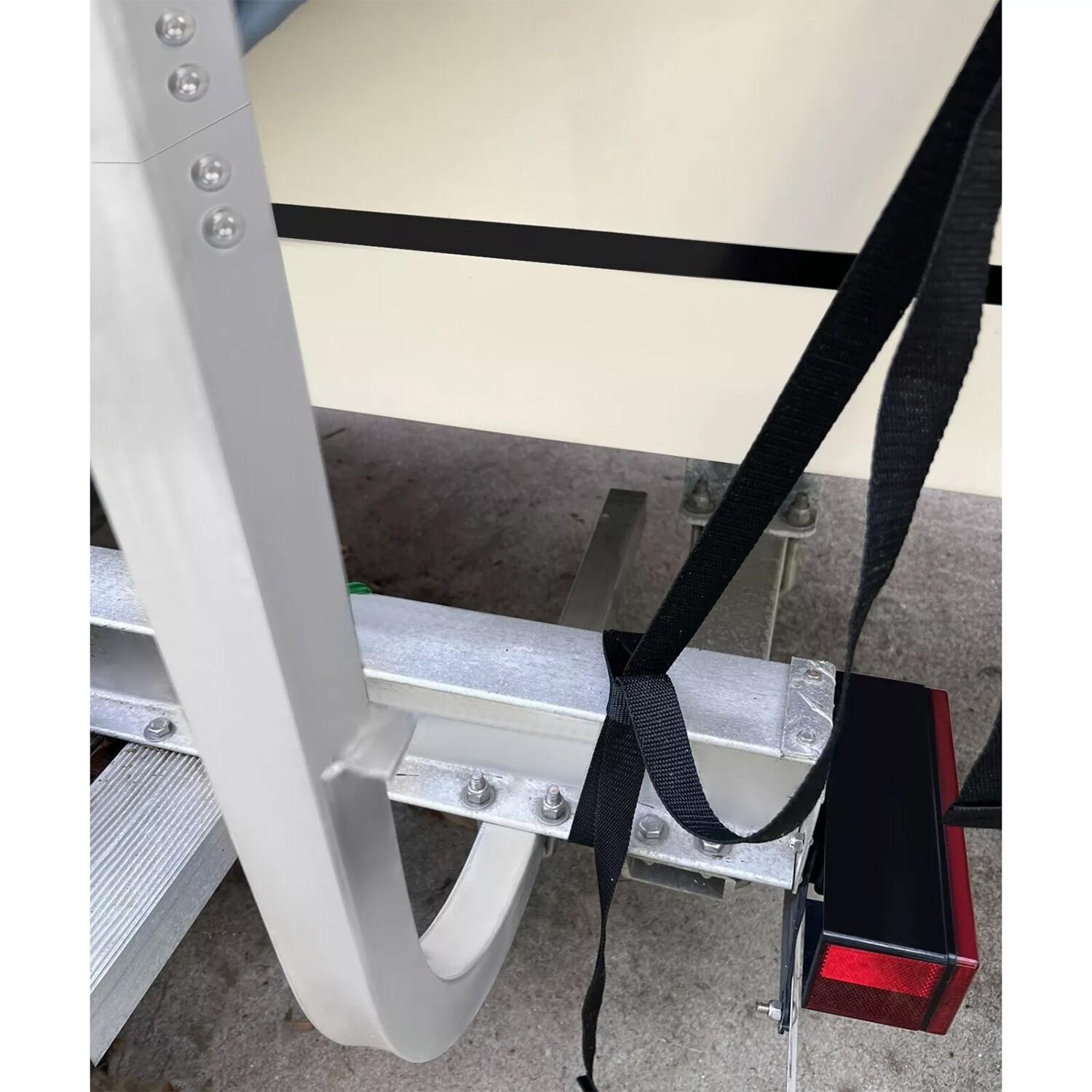 (1)-1/8" Thick Aluminum 46" Boat Trailer Guide on Poles Side Parts 1 1/2" Square