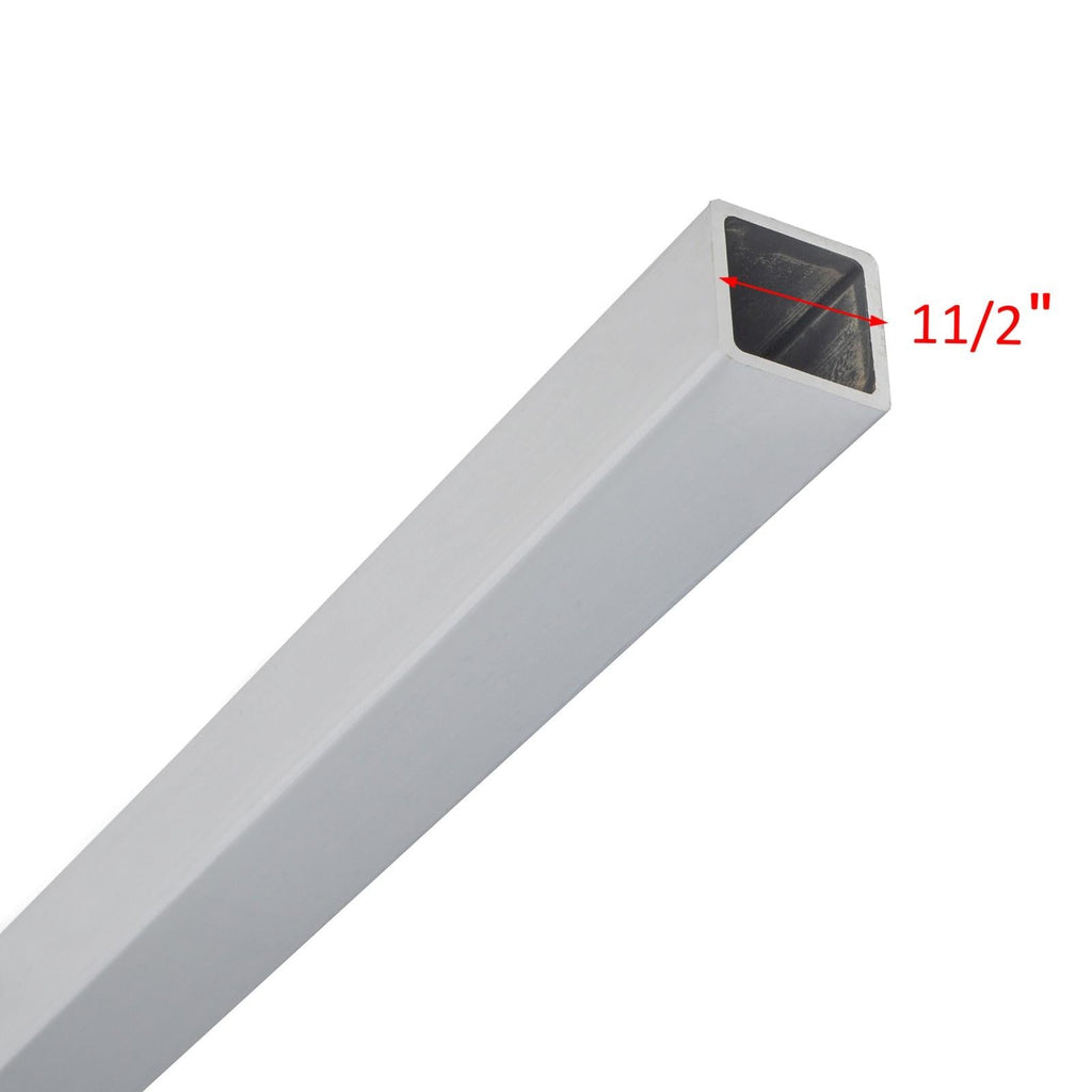 (1)-1/8" Thick Aluminum 46" Boat Trailer Guide on Poles Side Parts 1 1/2" Square