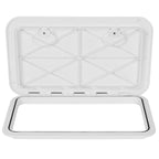 24" x 14" White Marine Boat Deck Access Hatch & Lid