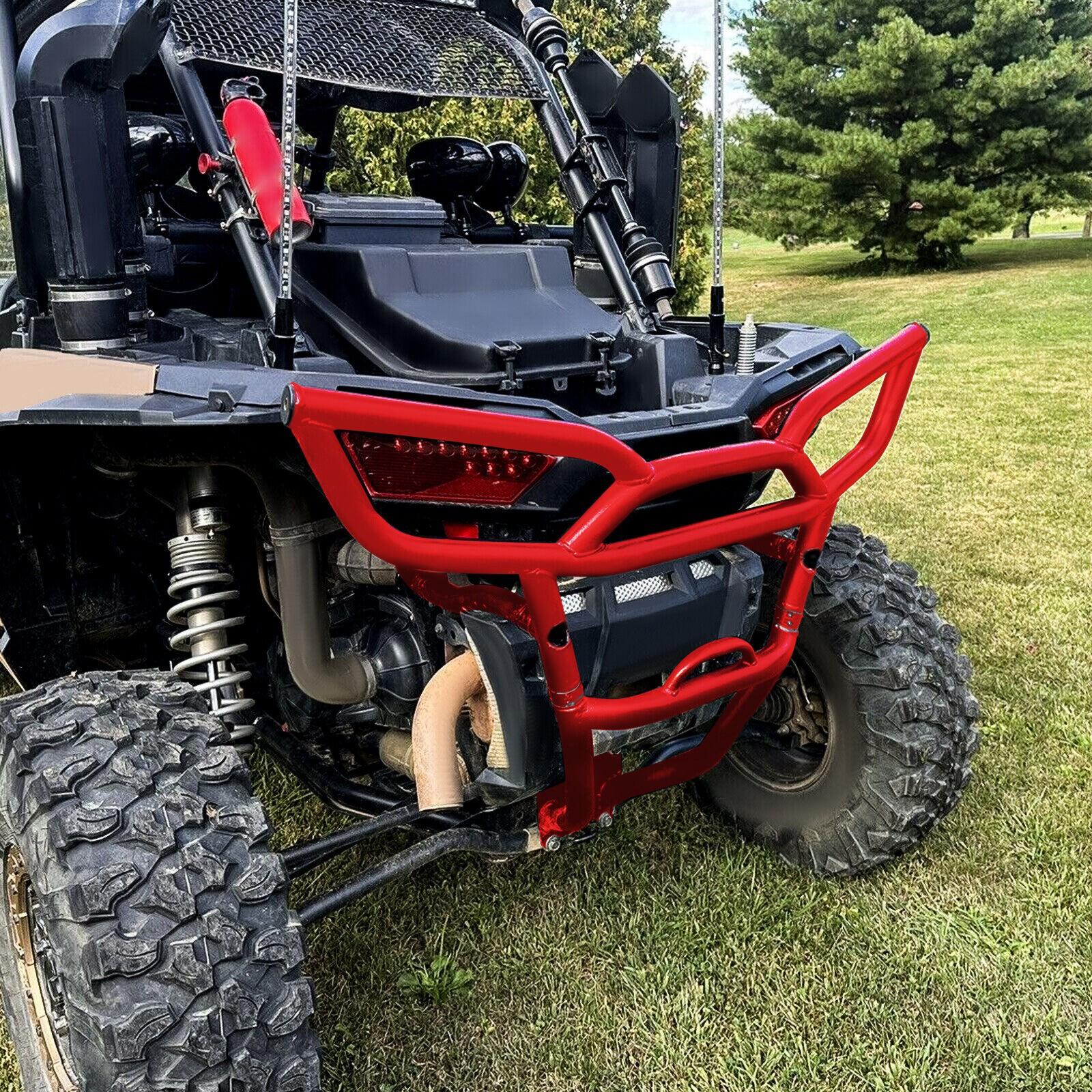 Heavy Duty Rear Bumper for Polaris RZR XP 1000 (2014-2018) - Red