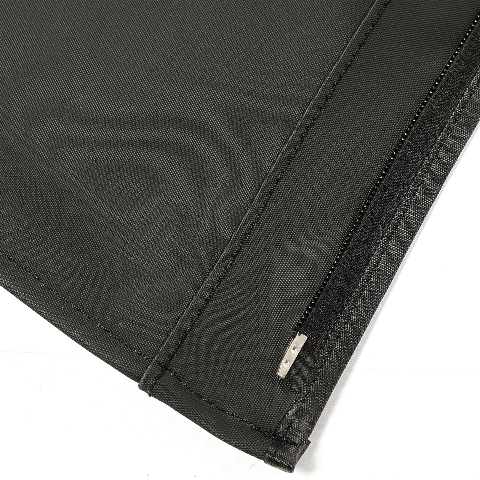 For 1987-1995 Jeep Wrangler YJ 2DR Soft Top Sailcloth Black w/ Tinted Windows