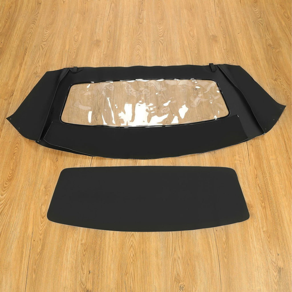 For Ford mustang 1994 95-04 Soft top W/window BlK Sailcloth Plastic Convertible
