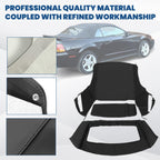 For Ford mustang 1994 95-04 Soft top W/window BlK Sailcloth Plastic Convertible