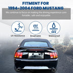 For Ford mustang 1994 95-04 Soft top W/window BlK Sailcloth Plastic Convertible