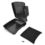 5.5'' Vivid Black Razor Pack Trunk Mount Rack For Harley Tour Softail Heritage