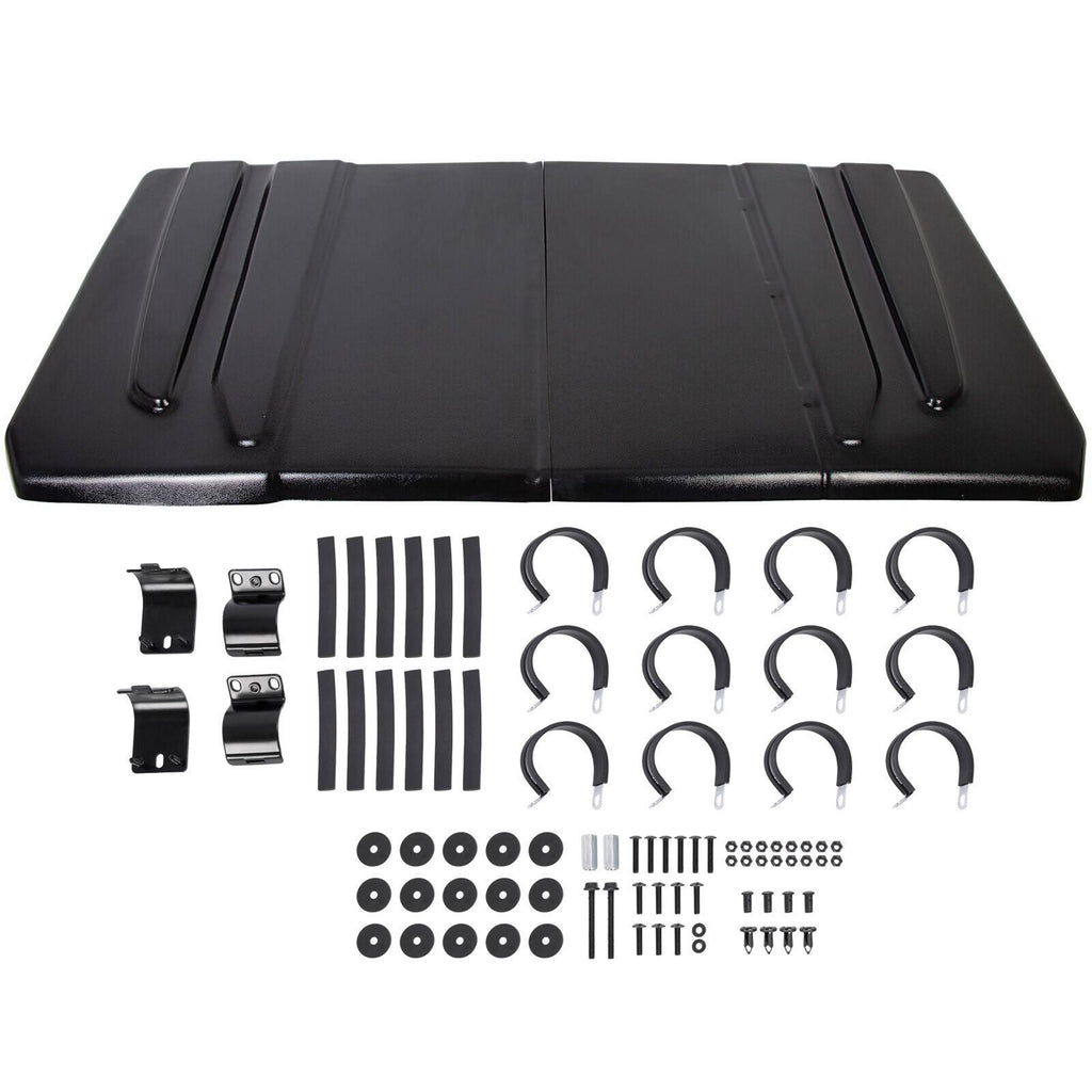 New Polyethylene Hard Top Roof For Yamaha Rhino 450 660 700 UTV Black