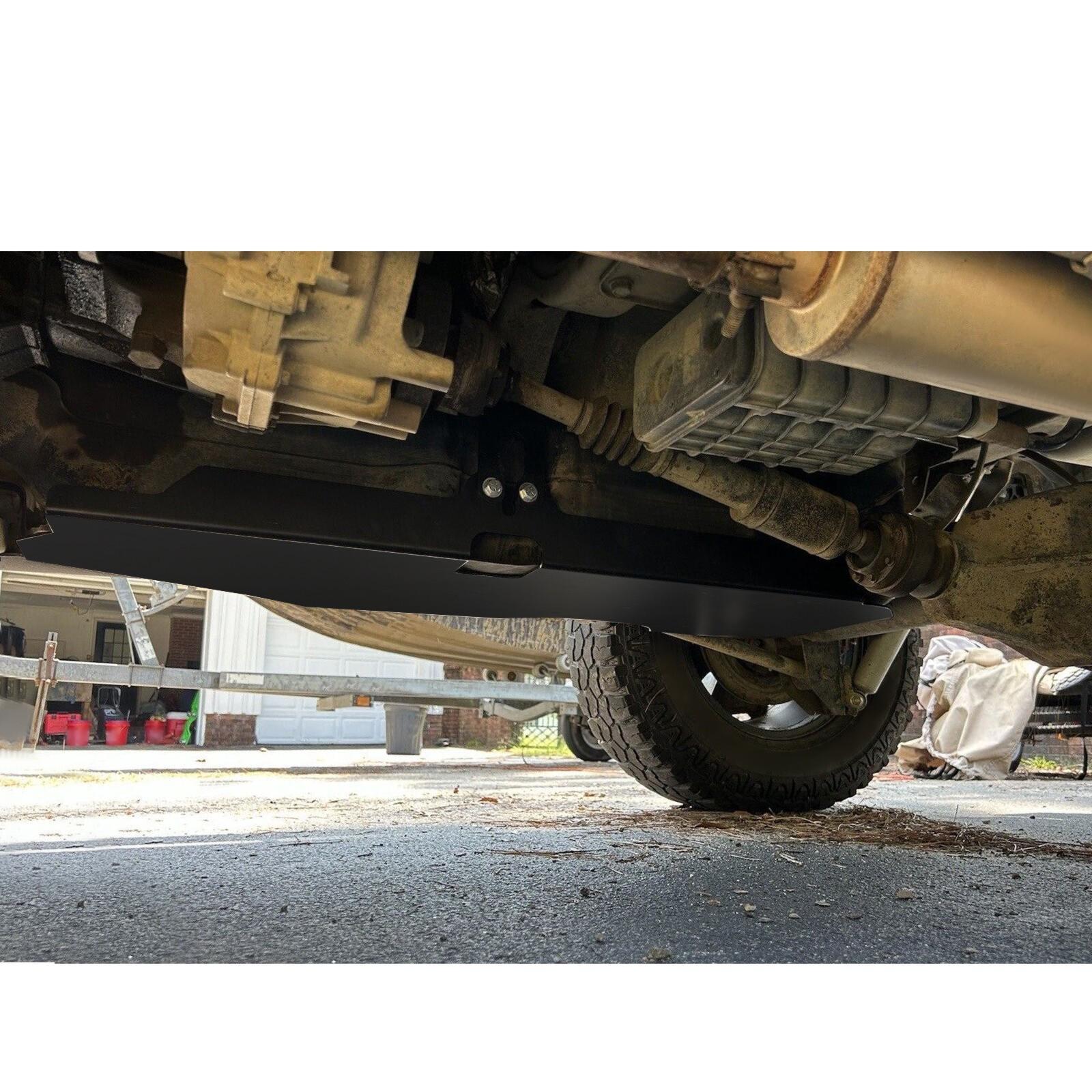 Fit for 2007-2018 Jeep Wrangler JK 4WD 2-Door Steel Gas Tank Skid Plate Black