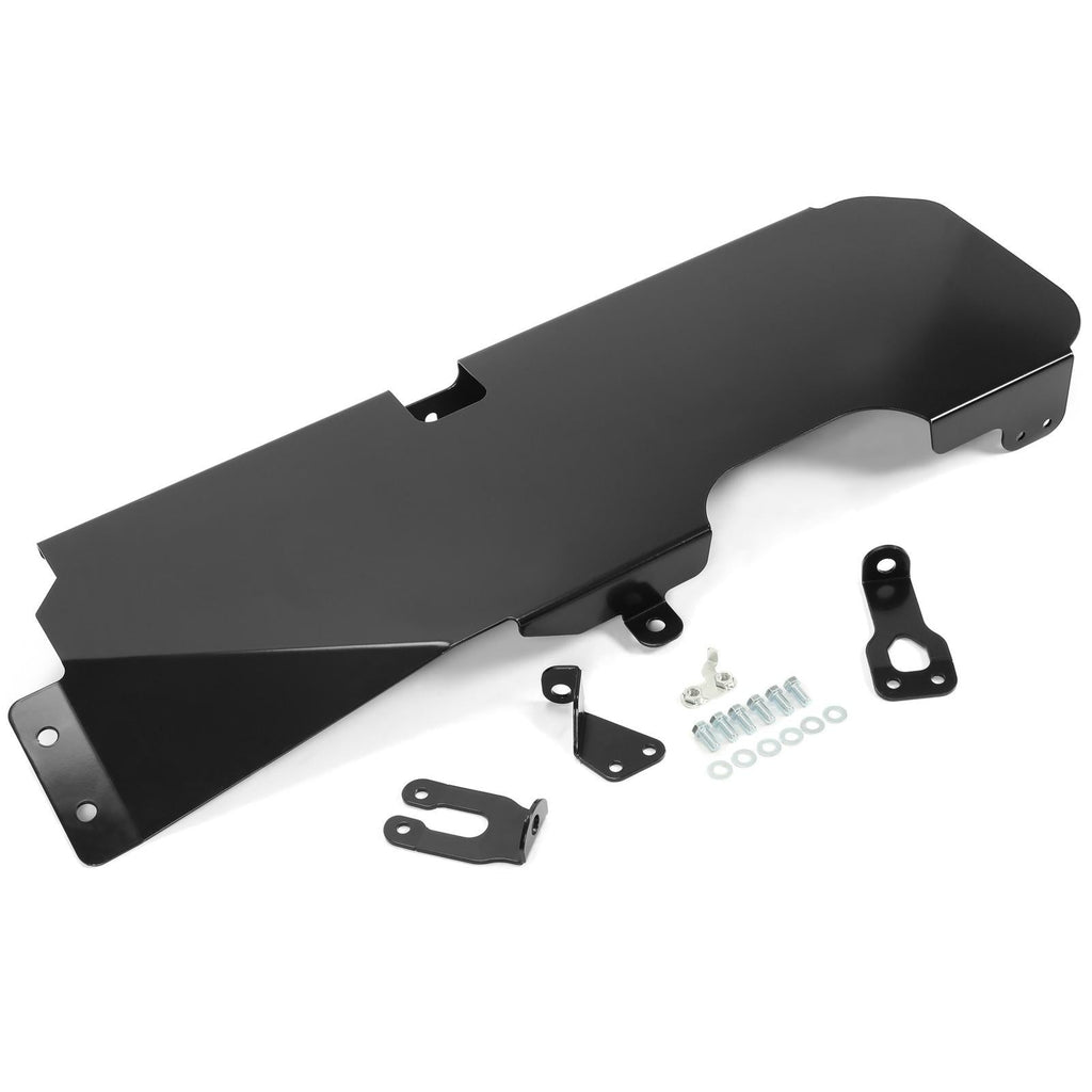 Fit for 2007-2018 Jeep Wrangler JK 4WD 2-Door Steel Gas Tank Skid Plate Black