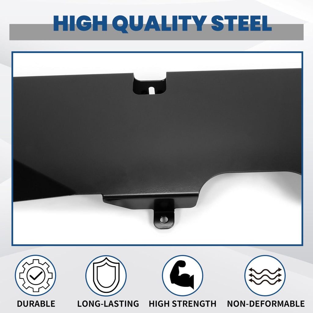 Fit for 2007-2018 Jeep Wrangler JK 4WD 2-Door Steel Gas Tank Skid Plate Black