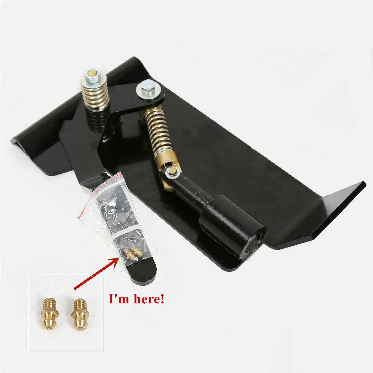 1/2" HD Skid Steer Quick Tach Attachment Mount Plate & Conversion Adapter Latch