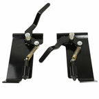 1/2" HD Skid Steer Quick Tach Attachment Mount Plate & Conversion Adapter Latch