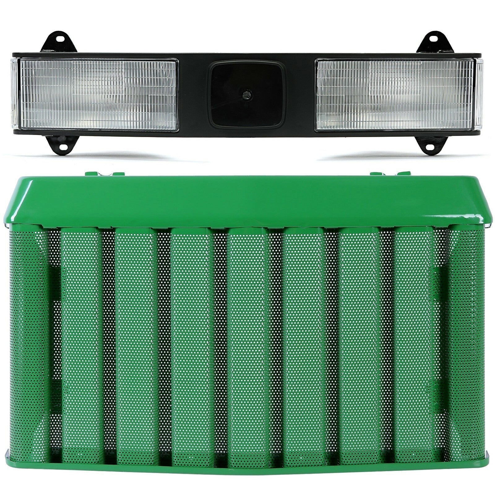 For John Deere 670 770 870 790 970 990 1070 Front Bar Headlight and Hood Grille
