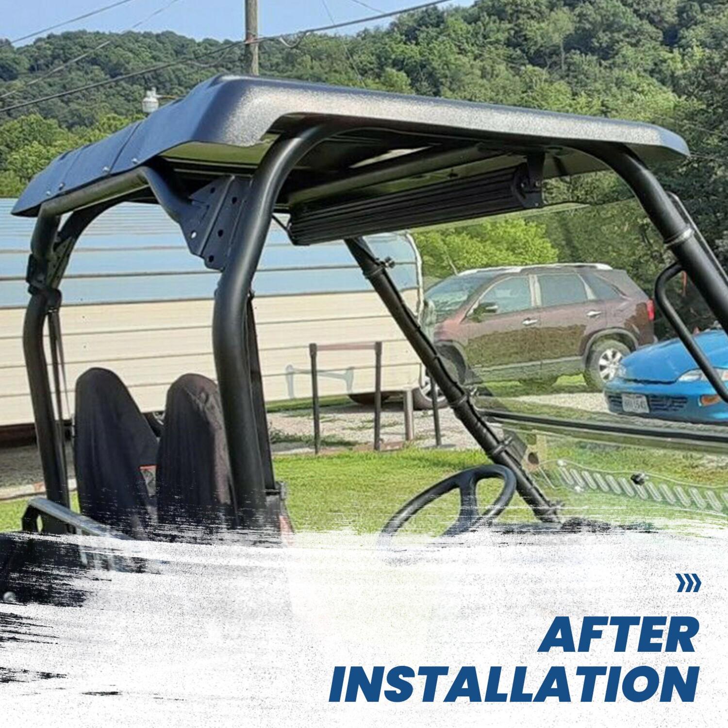 Polyethylene Hard Top Roof For Polaris Ranger 500 XP700 XP800 UTV Black