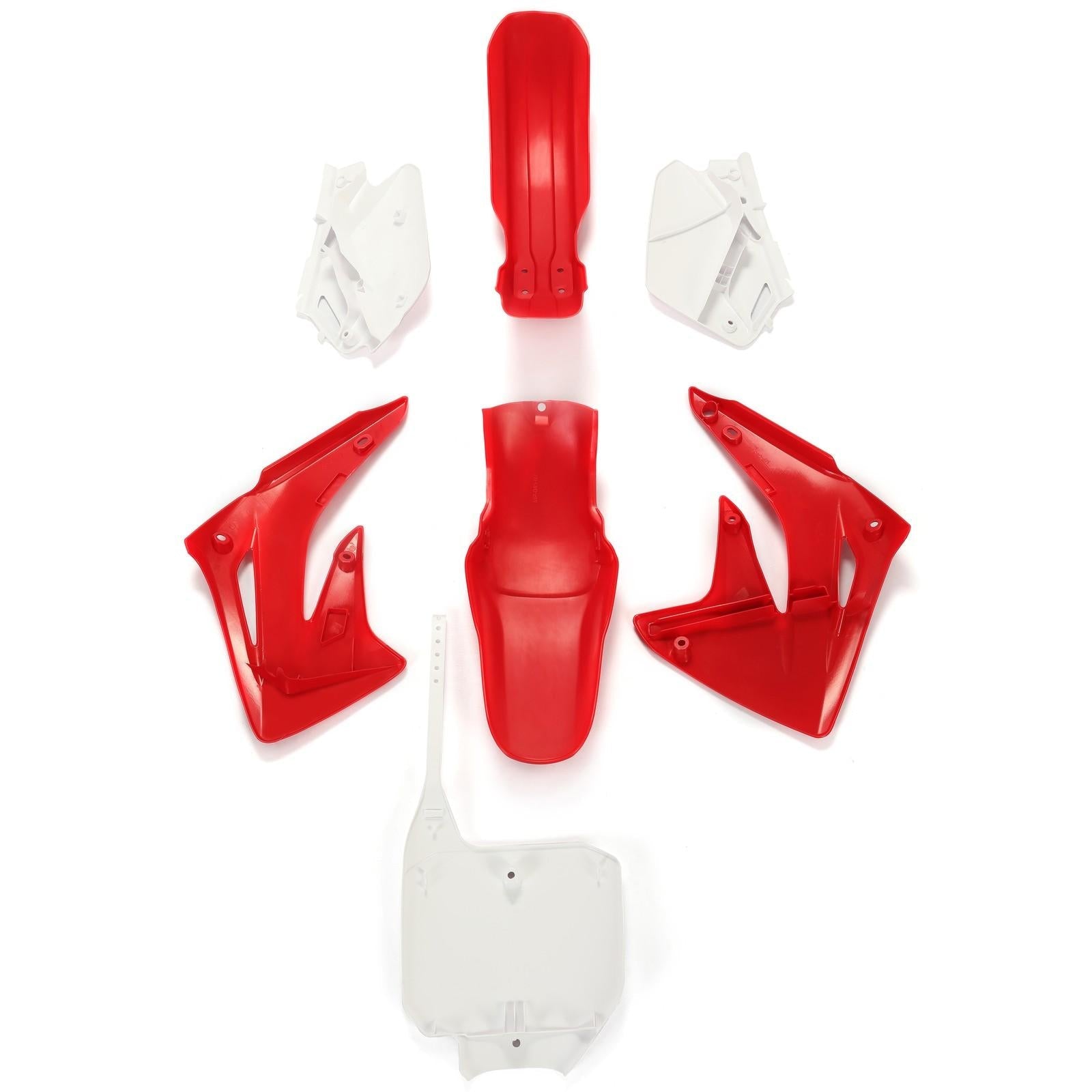 For Honda CR85R CR85RB 2003-2007 Restyled Plastic Kit  Shrouds Fenders Plates