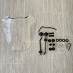 Motorcycle Windshield Windscreen For Harley Softail Dyna Glide Yamaha 7/8" 1"