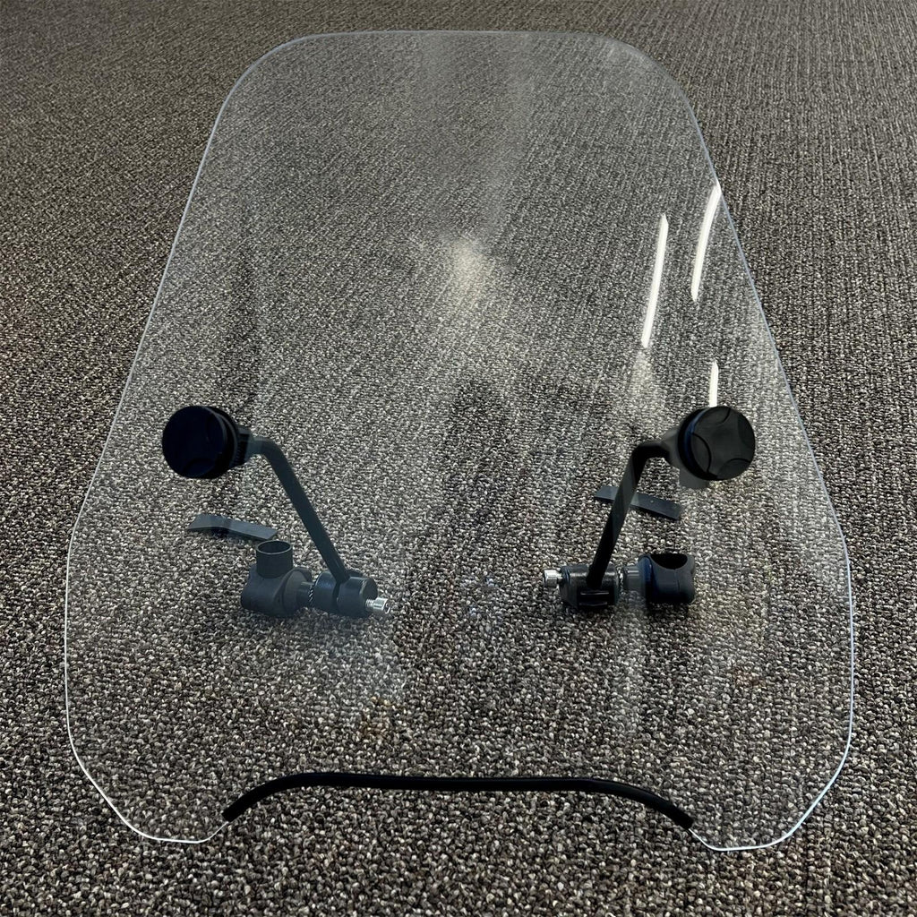 Motorcycle Windshield Windscreen For Harley Softail Dyna Glide Yamaha 7/8" 1"